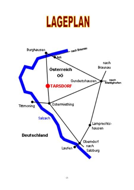 Wissenswertes Gemeindeamt Infrastruktur Kultur ... - Tarsdorf