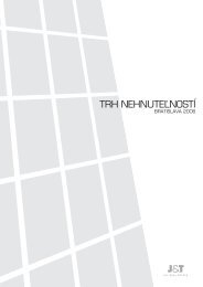 Trh s nehnuteľnosťami 2006 - J&T Real Estate