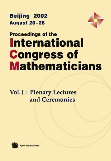 International Congress of Mathematicians