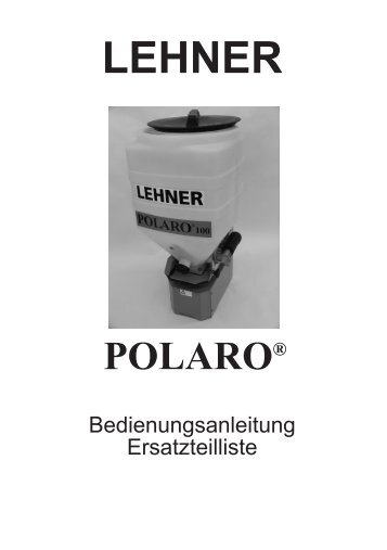 Polaro Betriebsanleitung - Remund + Berger