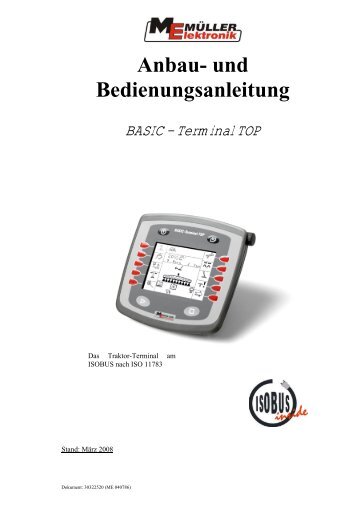 BASIC - Terminal TOP Bedienungsanleitung - Remund + Berger