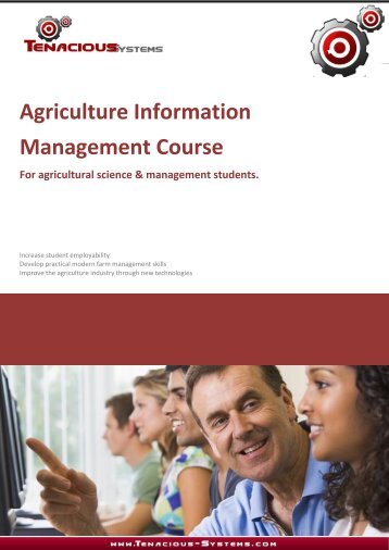 Agriculture Information Management Course - Farm Software