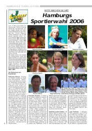 Hamburgs Sportlerwahl 2006 - Tennissenioren