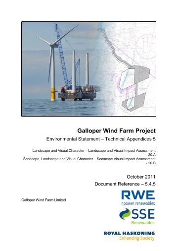 Galloper Wind Farm Project - National Infrastructure Planning