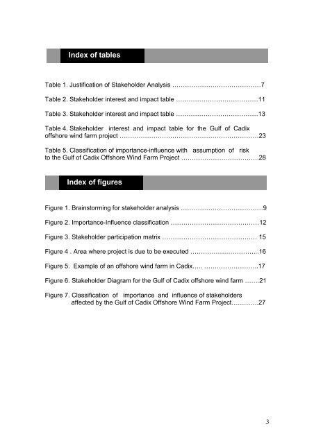 An exercise in Stakeholder Analysis for a hypothetical offshore wind ...