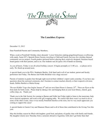 lbe 15 - The Pennfield School