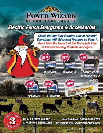 2013 Power Wizard Electric Fence Systems Catalog Here - AgraTronix