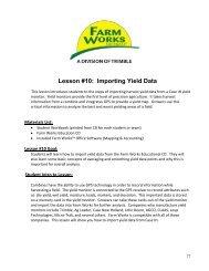 Lesson #10: Importing Yield Data - Farm Works Software