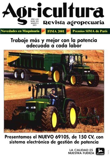 Agricultura revista agropecuaria, ISSN: 0002-1334 - Ministerio de ...