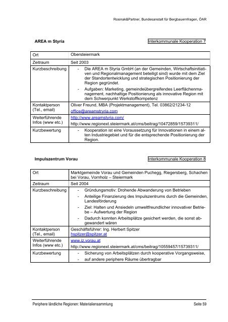 Lösungsansätze und Materialiensammlung