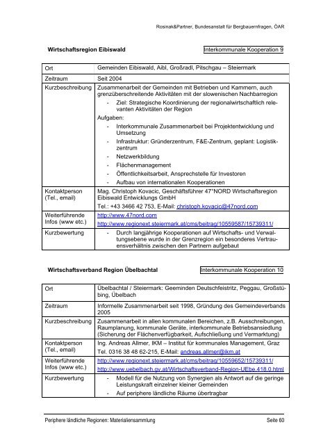 Lösungsansätze und Materialiensammlung