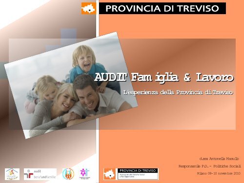 Audit famiglia & lavoro - Provincia di Treviso