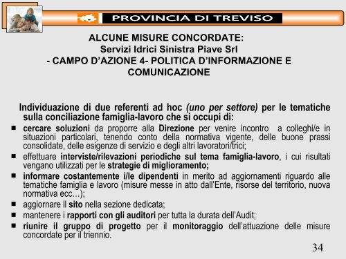 Audit famiglia & lavoro - Provincia di Treviso