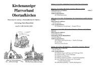 Kirchenanzeiger 21.11.-04.12.2011 - Pfarrverband Obertaufkirchen ...