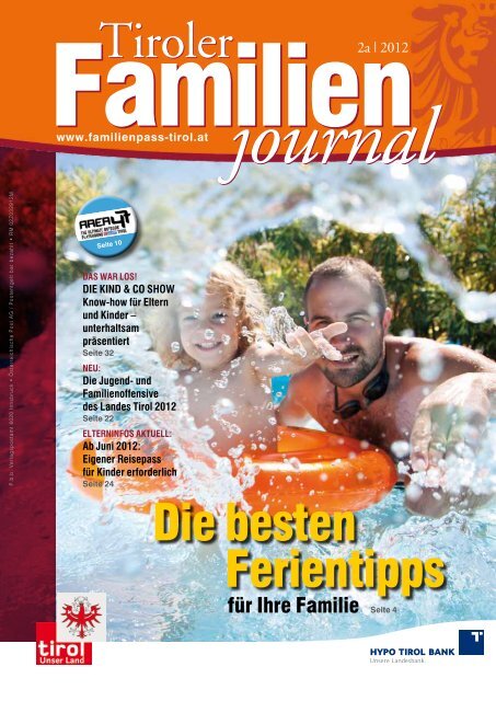 Journal 2/12 - Tirol - Familienpass