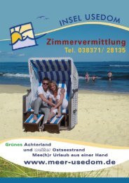 Die Ferienhäuser Jornitz - Usedom