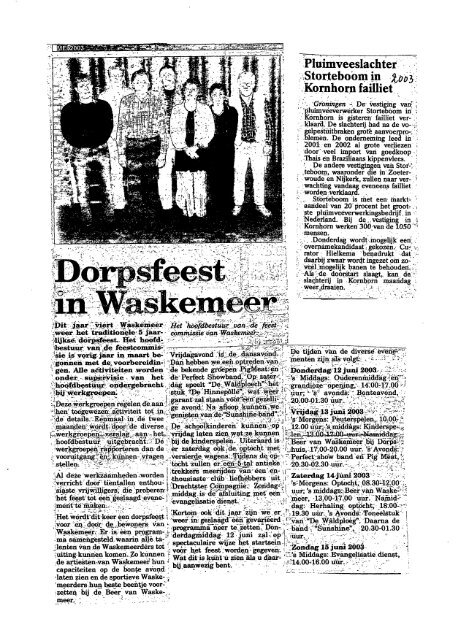 9 Waskemeer 2001 - 2004 - Gemeente Ooststellingwerf