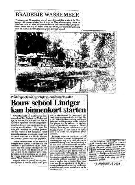 9 Waskemeer 2001 - 2004 - Gemeente Ooststellingwerf