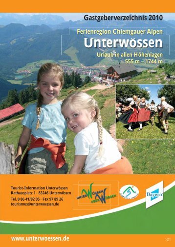 Urlaub in allen Höhenlagen - Unterwössen