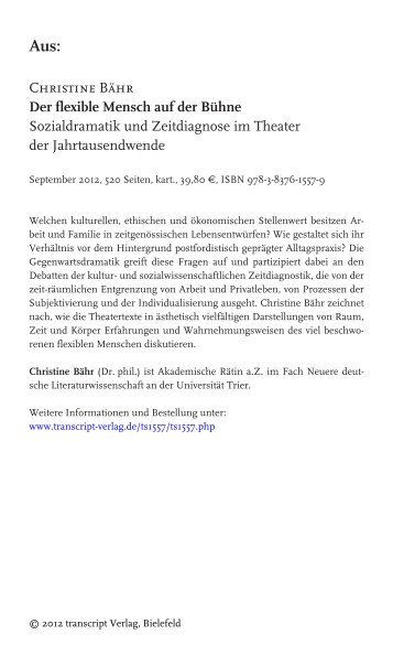 Leseprobe - transcript Verlag