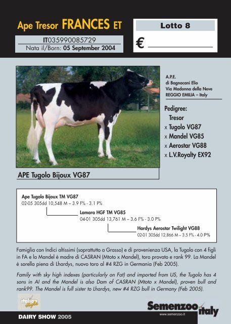 Dairy Show 2005 - Apa