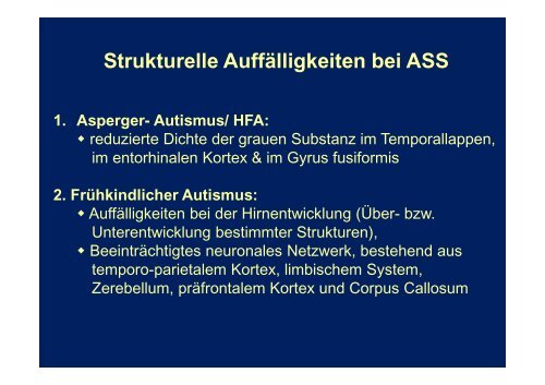 Ursachen von Autismus Spektrum Störungen und ...