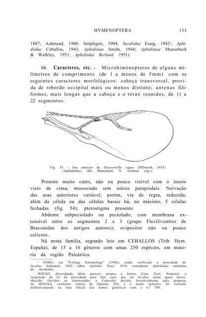 Superfamília ICHNEUMONOIDEA - Acervo Digital de Obras Especiais