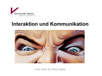 Kaiser Interaktion und Kommunikation 6.10.12 - Prof. Dr. Peter Kaiser