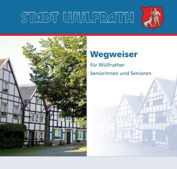 Wegweiser - Wülfrath