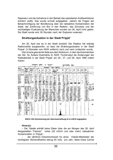 Tschernobyl bis Fukushima - Hilfe für Kinder aus Tschernobyl e. V ...