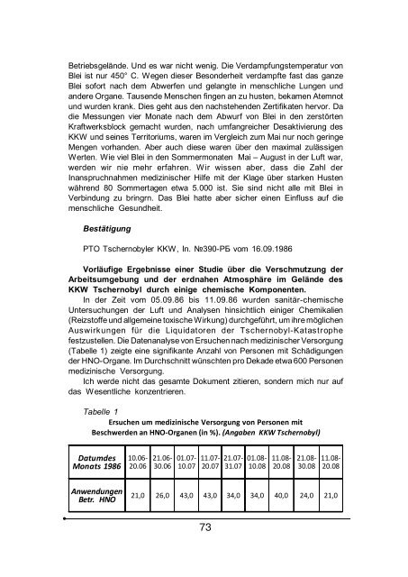 Tschernobyl bis Fukushima - Hilfe für Kinder aus Tschernobyl e. V ...