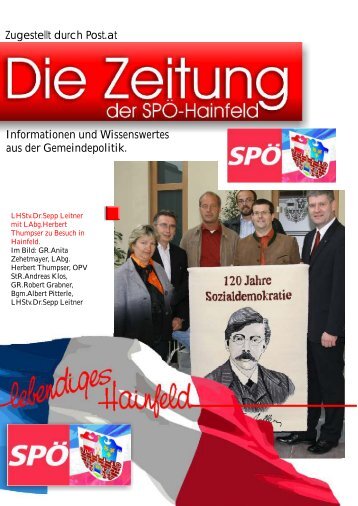 Informationen und Wissenswertes aus der ... - SPÖ Hainfeld