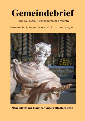 Dez. 2012 bis Febr. 2013 - Evang.-Luth. Kirchengemeinde Vechta