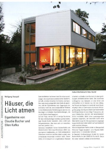 "Häuser die Licht atmen" .pdf - bucher kafka architektur