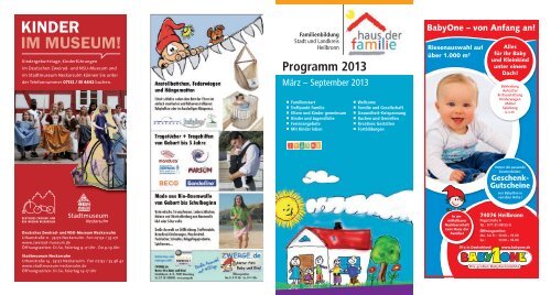Programmheft Haus Der Familie Heilbronn Ev