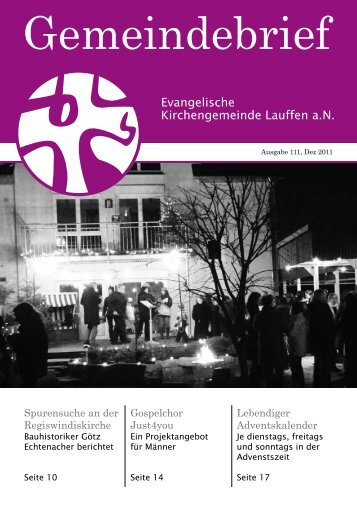 Gemeindebrief - Ev. Kirchengemeinde Lauffen