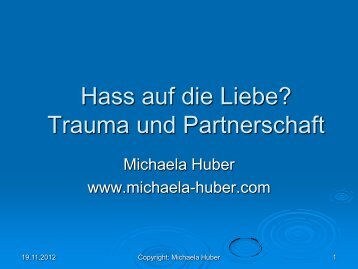 Hass auf Liebe - Michaela Huber
