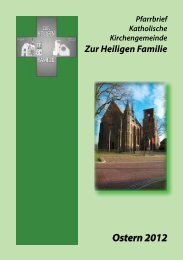 Ostern 2012 - Zur Heiligen Familie in Kleve
