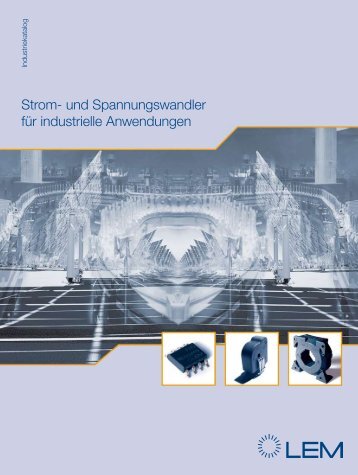 Strom- und Spannungswandler für industrielle Anwendungen