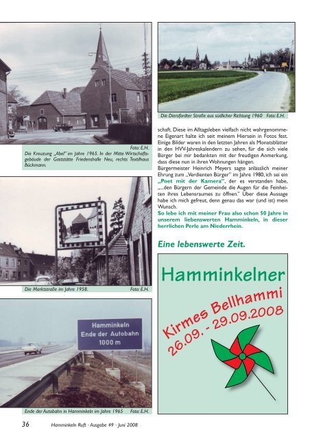 Hamminkeln Ruft, Ausgabe Nr. 49 - Juni 2008 - HVV Hamminkeln