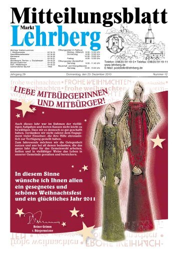 Dezember - Markt Lehrberg