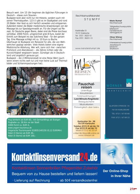 kostenlos - oska® - Das Karlsruher Stadtteilmagazin