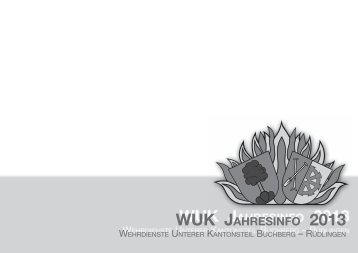 WUK Jahresinfo 2013 - Feuerwehr Buchberg - Rüdlingen