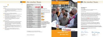 Download Wahlprogramm 2009 für die ... - CDU Maikammer