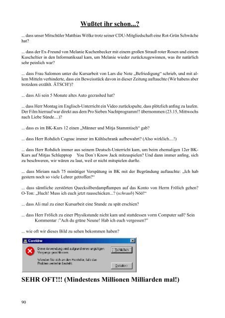 Abi-Zeitung (PDF) - ABI BRINGS INSANITY