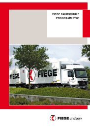 FIEGE FAHRSCHULE PROGRAMM 2008 - FIEGE relog