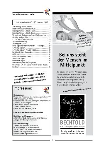 Spielheft_Hockenheim_komplett - TV Knielingen