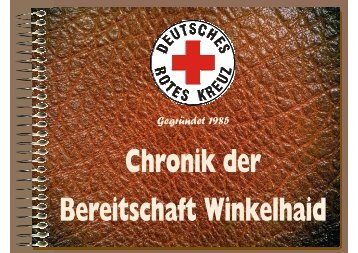 Chronik Teil 1 pdf - der BRK Bereitschaft Winkelhaid - BRK ...