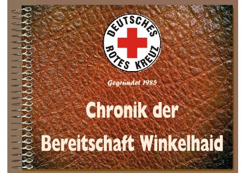 Chronik Teil 1 pdf - der BRK Bereitschaft Winkelhaid - BRK ...