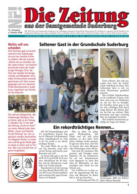 Seltener Gast in der Grundschule Suderburg - Suderburg - Online